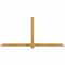 Ekena Millwork Eugene Rough Sawn Timber Gable Bracket, Western Red Cedar, 96"W x 44"H x 4"D x 4"F, 11/12 Pitch GBW096X44X0404EUG00RWR - alternate 1